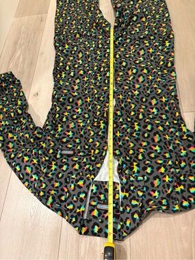 Stretch Jumpsuit in Multicolor Leopard Print